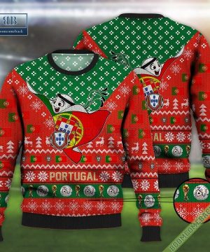 Portugal World Cup 2022 Mascot Ugly Christmas Sweater Hoodie T-Shirt