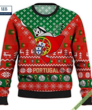 portugal world cup 2022 mascot ugly christmas sweater hoodie t shirt 3 OmPf2