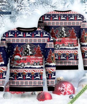 Prairie Grove Volunteer Fire Department Christmas Sweater Jumper