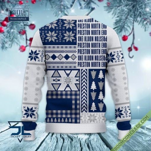 Preston North End Ugly Christmas Sweater, Christmas Jumper