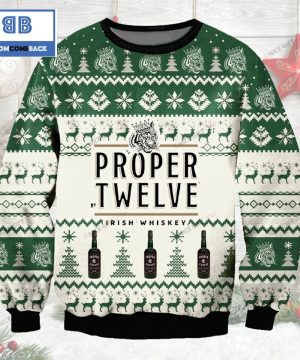 Proper No. Twelve Whiskey Christmas Ugly Sweater