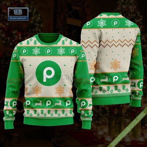 Publix Reindeer 3D Ugly Christmas Sweater