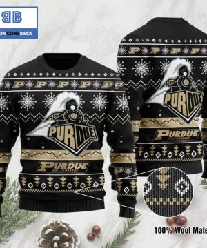 Purdue Boilermakers Football Ugly Christmas Sweater