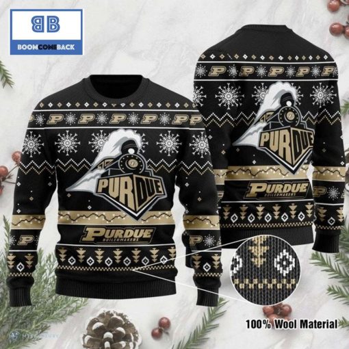 Purdue Boilermakers Football Ugly Christmas Sweater