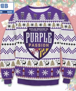 Purple Passion Duclaw Brewing Ugly Christmas Sweater