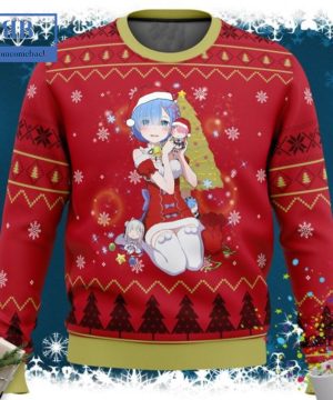 Re Zero Rem Ugly Christmas Sweater