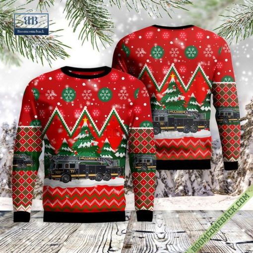 Red Lion Alliance Fire & Rescue Services Christmas Sweater Jumper