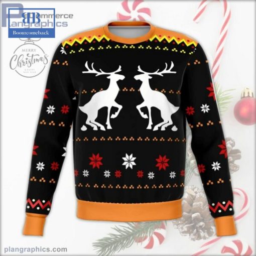 Reindeer Nature Call Ugly Christmas Sweater