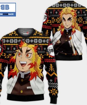 Rengoku Kimetsu No Yaiba Anime Ugly Christmas Sweater