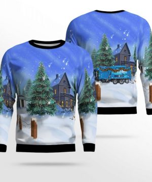 Republic Services Peterbilt 520 Mcneilus Ugly Christmas Sweater