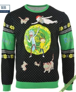 Rick and Morty Blow Up Ruben Ugly Christmas Sweater