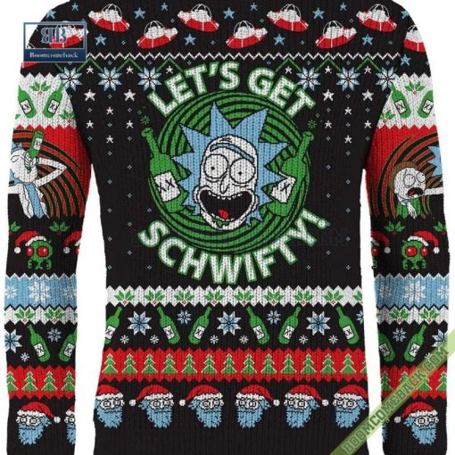 Rick And Morty Let’s Get Schwifty Ugly Christmas Sweater Gift For Adult And Kid