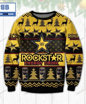 Rockstar Energy Drink Beer Christmas 3D Sweater