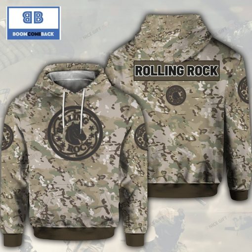 Rolling Rock Camouflage 3D Hoodie