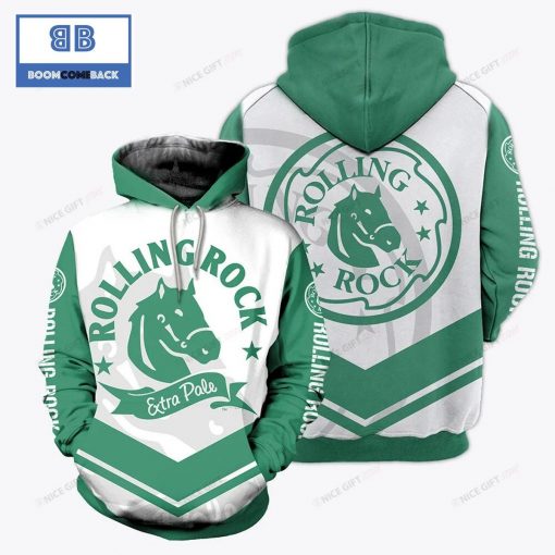 Rolling Rock Extra Pale 3D Hoodie