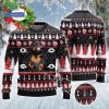 Rottweiler Cardigan Costume Ugly Christmas Sweater