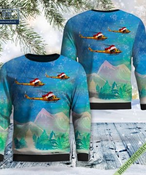 Royal Canadian Air Force Bell CH-146 Griffon Ugly Christmas Sweater