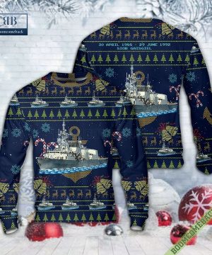 Royal Canadian Navy HMCS Halifax FFH 330 Christmas Sweater Jumper