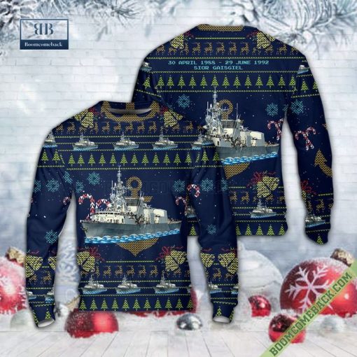 Royal Canadian Navy HMCS Halifax FFH 330 Christmas Sweater Jumper