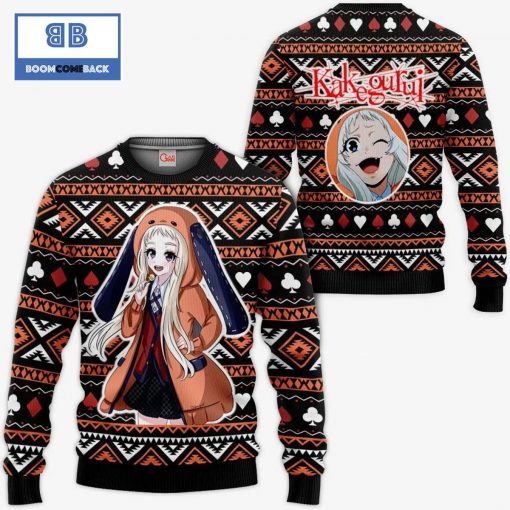 Runa Yomozuki Kakegurui Anime Ugly Christmas Sweater