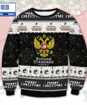 Russian Standard Vodka Christmas 3D Sweater