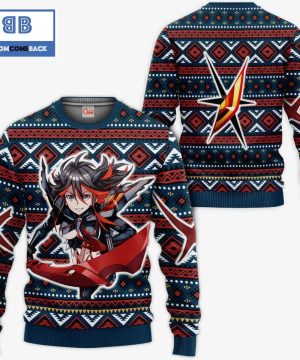 Ryuko Matoi Kill La Kill Anime Christmas 3D Sweater