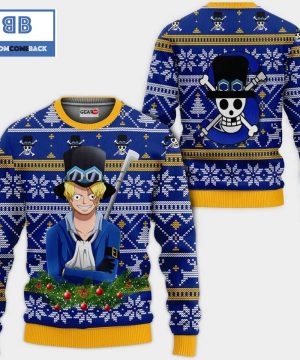 Sabo One Piece Anime Ugly Christmas Sweater