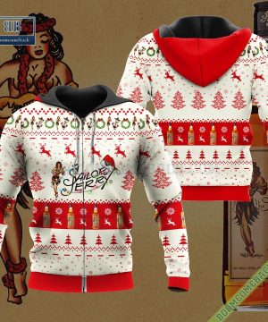 sailor jerry santa hat christmas ugly christmas sweater hoodie zip hoodie bomber jacket 3 CIemy