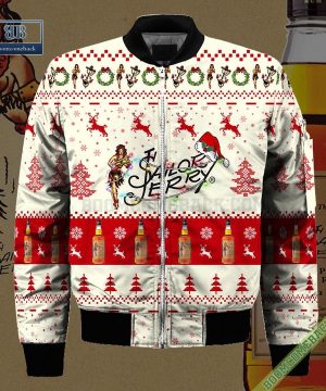 sailor jerry santa hat christmas ugly christmas sweater hoodie zip hoodie bomber jacket 4 CFKqe