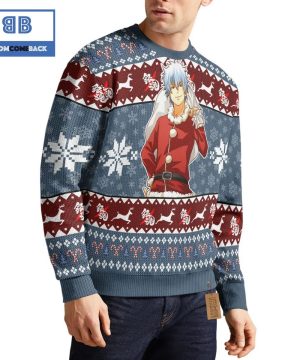 Sakata Gintoki Gintama Anime Christmas Custom Knitted 3D Sweater