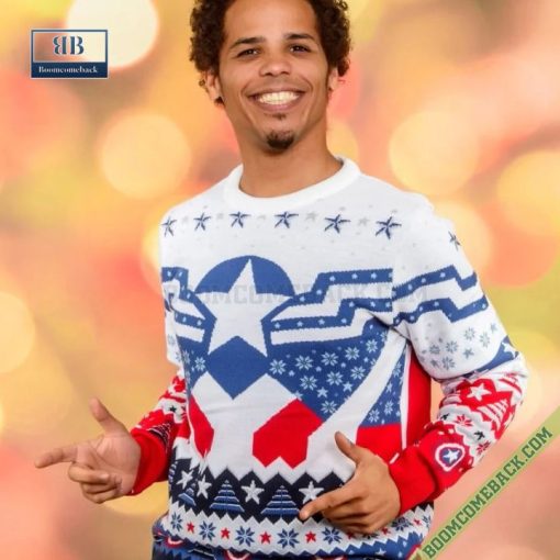 Sam Wilson Captain America Ugly Christmas Sweater