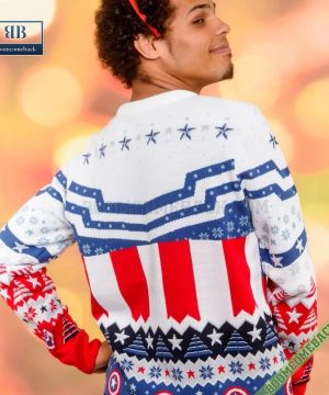 Sam Wilson Captain America Ugly Christmas Sweater