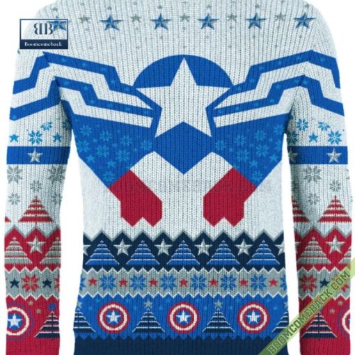 Sam Wilson Captain America Ugly Christmas Sweater