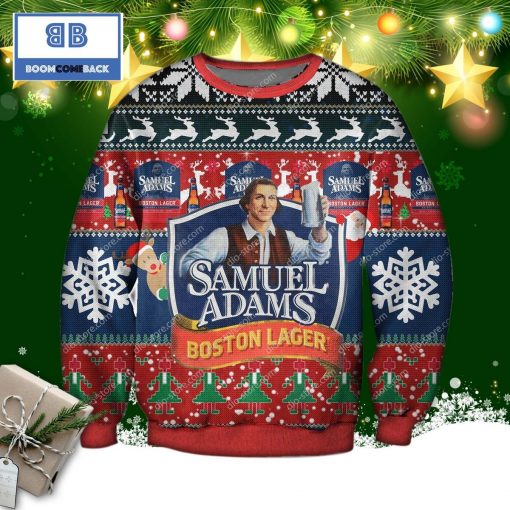 Samuel Adams Christmas Pattern 3D Sweater