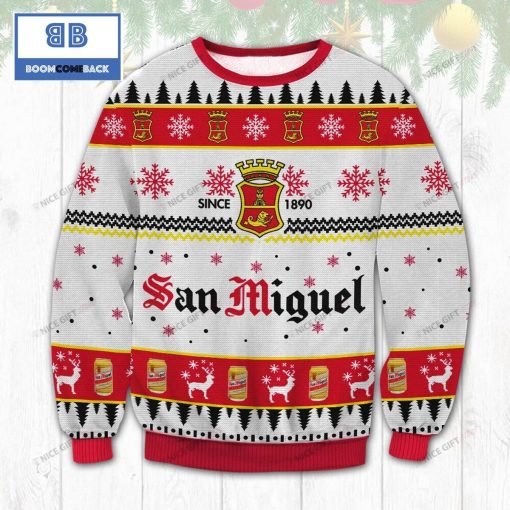 San Miguel Beer 1890 Christmas 3D Sweater