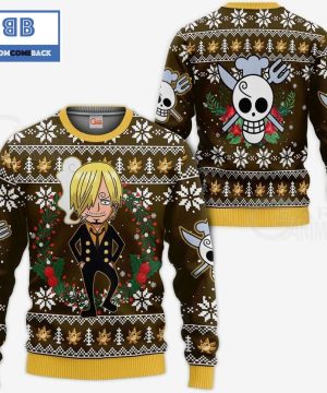 Sanji One Piece Anime Christmas 3D Sweater