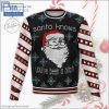 Santa Offensive Ugly Christmas Sweater