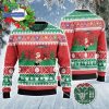 Santa Playing Golf Style 1 Ugly Christmas Sweater