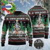 Santa Unicorn Ho Ho Ho Homo Happy Holigay Ugly Christmas Sweater