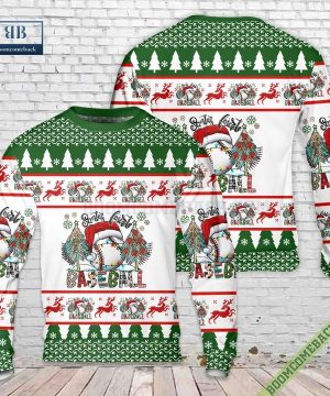 Santa’s Favorite Baseball Ugly Christmas Sweater