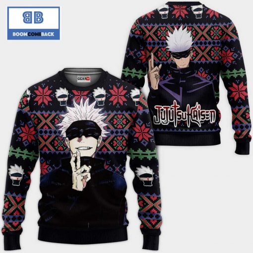 Satoru Gojo Jujutsu Kaisen Anime Christmas 3D Sweater