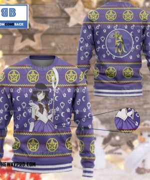 Saturn Sailor Moon Anime Custom Imitation Knitted Christmas 3d Sweater