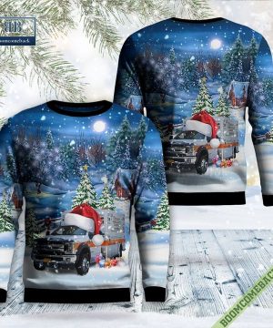 Sayville, New York, Community Ambulance Company Ugly Christmas Sweater