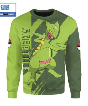 Sceptile Pokemon Anime Christmas 3D Sweatshirt