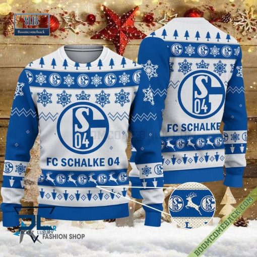 Schalke 04 Xmas Sweatshirt Ugly Christmas Sweater