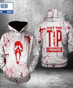 scream just the tip i promise halloween 3d hoodie 3 7IVnC