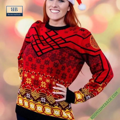 Shang-Chi Ten Golden Rings Marvel Ugly Christmas Sweater Gift For Adult And Kid