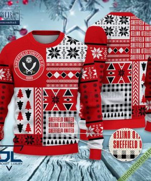 Sheffield United Ugly Christmas Sweater, Christmas Jumper