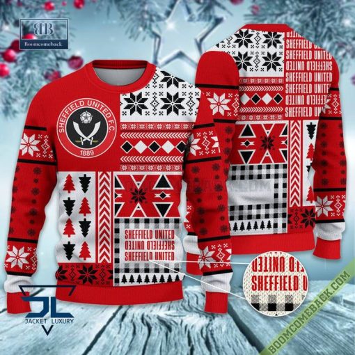 Sheffield United Ugly Christmas Sweater, Christmas Jumper