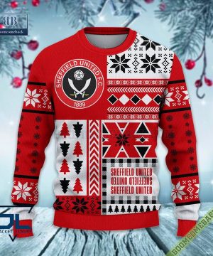 Sheffield United Ugly Christmas Sweater, Christmas Jumper